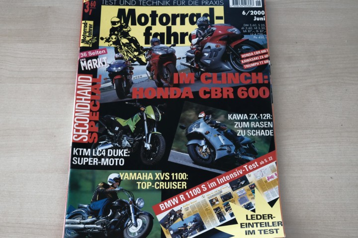 Deckblatt Motorradfahrer (06/2000)