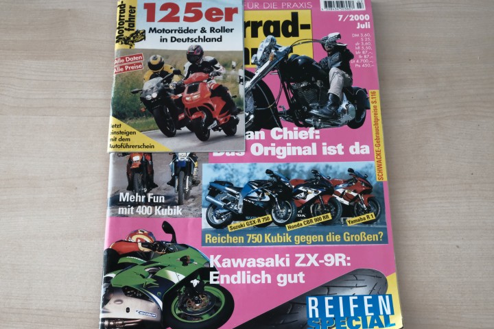 Deckblatt Motorradfahrer (07/2000)