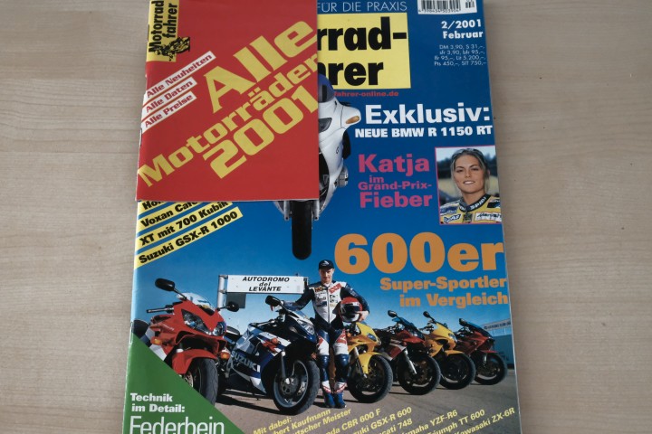 Deckblatt Motorradfahrer (02/2001)