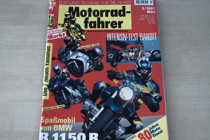 Deckblatt Motorradfahrer (03/2001)