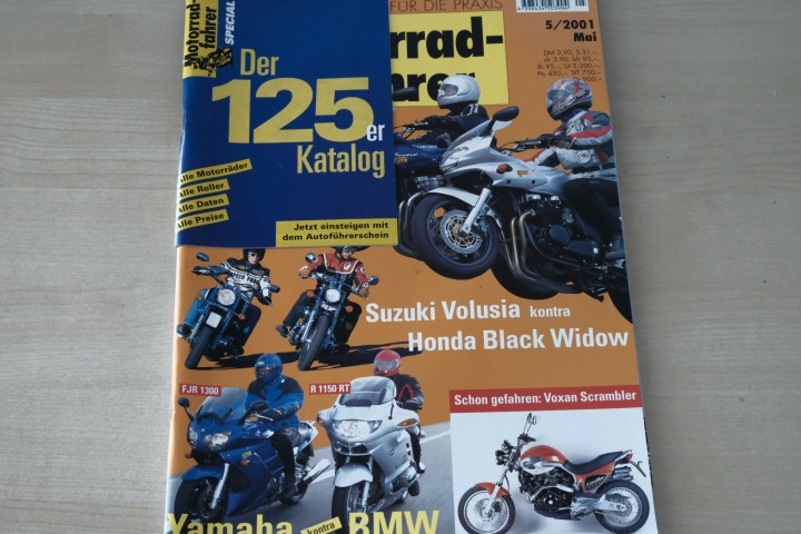 Deckblatt Motorradfahrer (05/2001)