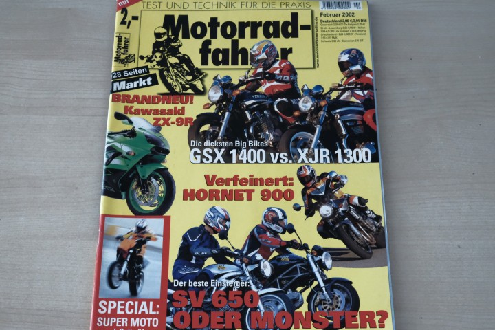 Deckblatt Motorradfahrer (02/2002)