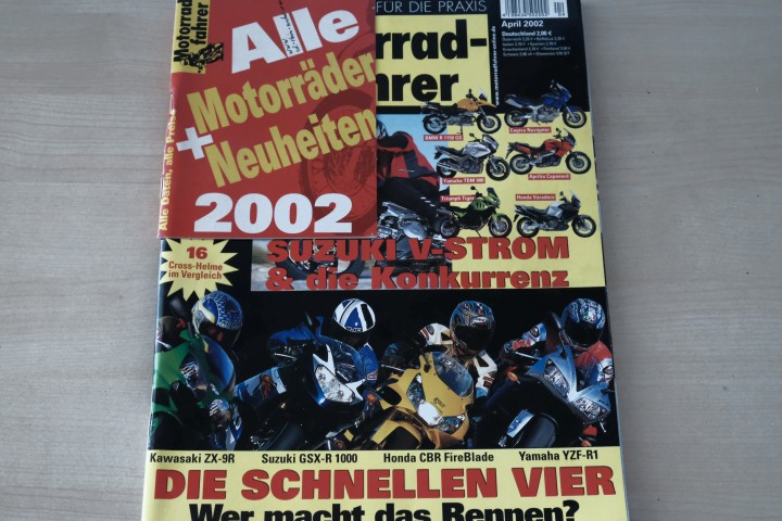 Deckblatt Motorradfahrer (04/2002)