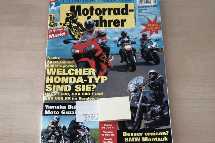 Motorradfahrer 09/2003