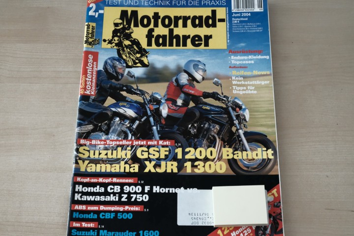 Deckblatt Motorradfahrer (06/2004)