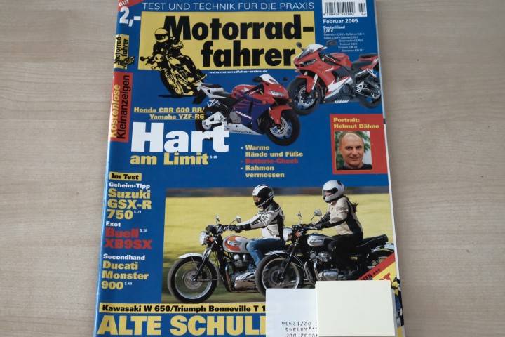 Deckblatt Motorradfahrer (02/2005)