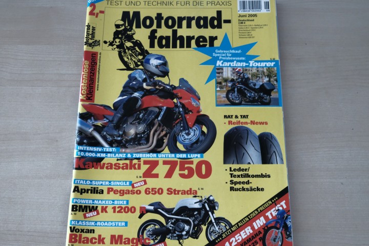 Deckblatt Motorradfahrer (06/2005)