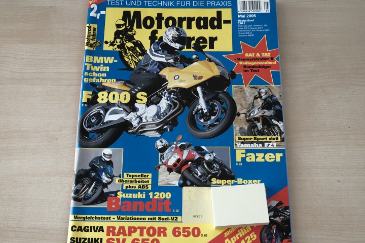 Deckblatt Motorradfahrer (05/2006)