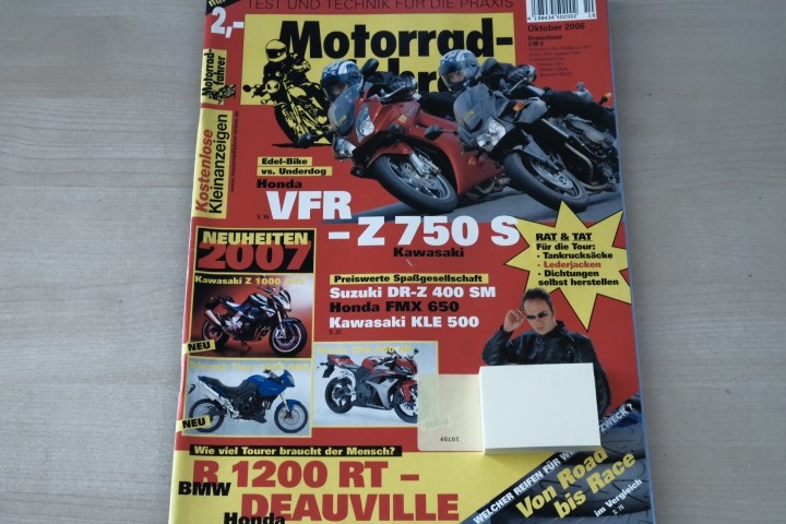 Deckblatt Motorradfahrer (10/2006)