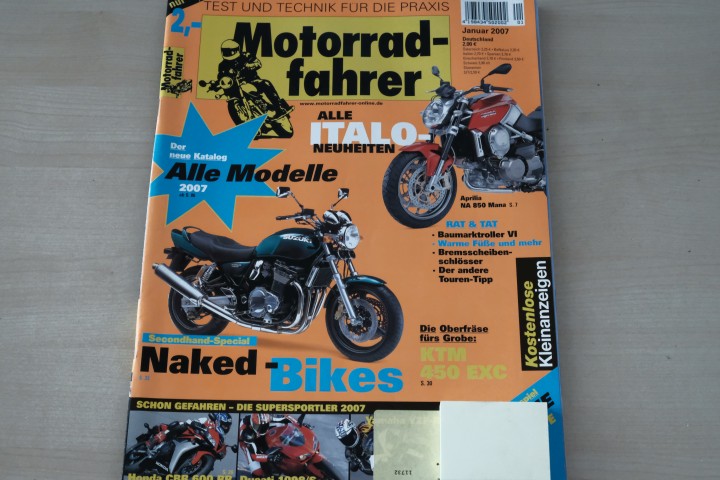Deckblatt Motorradfahrer (01/2007)