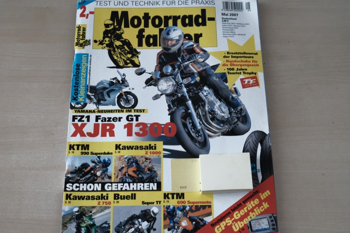 Deckblatt Motorradfahrer (05/2007)