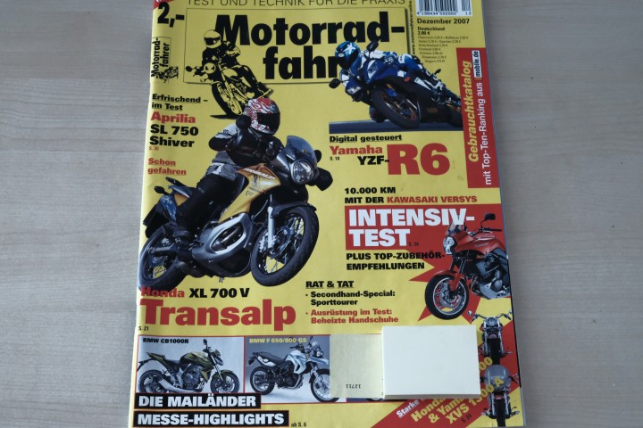 Deckblatt Motorradfahrer (12/2007)