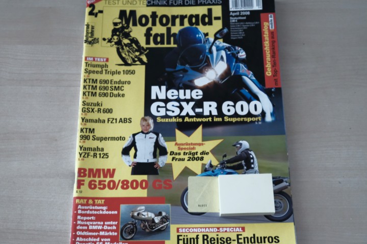 Motorradfahrer 04/2008