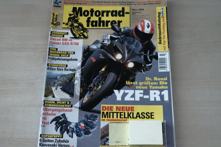 Deckblatt Motorradfahrer (03/2009)