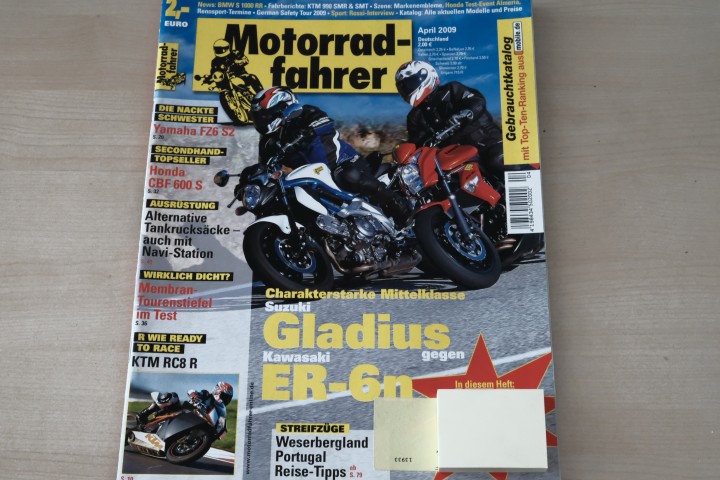 Deckblatt Motorradfahrer (04/2009)