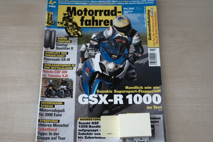 Deckblatt Motorradfahrer (05/2009)