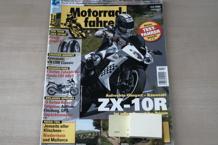 Deckblatt Motorradfahrer (07/2009)