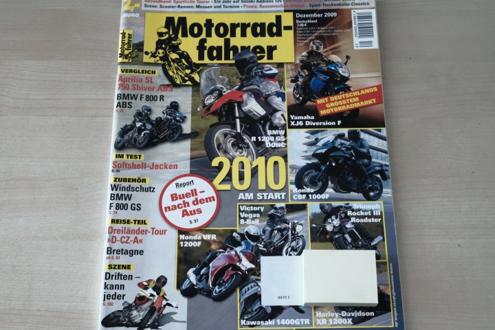 Deckblatt Motorradfahrer (12/2009)