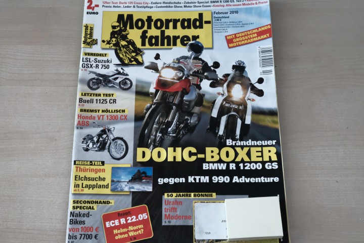 Deckblatt Motorradfahrer (02/2010)