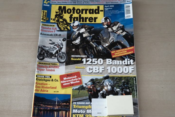 Deckblatt Motorradfahrer (04/2010)