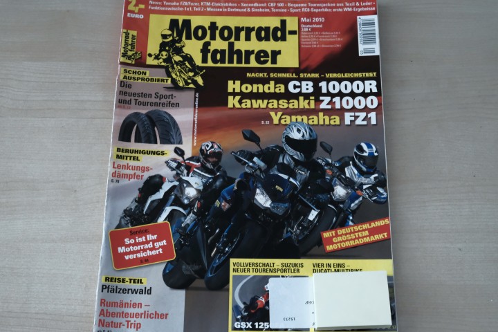 Deckblatt Motorradfahrer (05/2010)