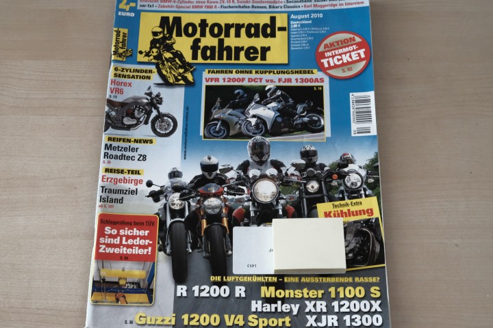 Deckblatt Motorradfahrer (08/2010)