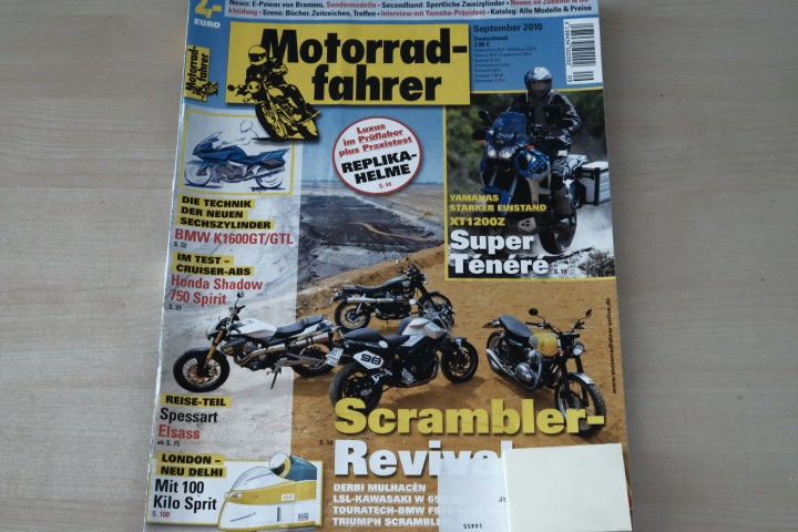 Motorradfahrer 09/2010