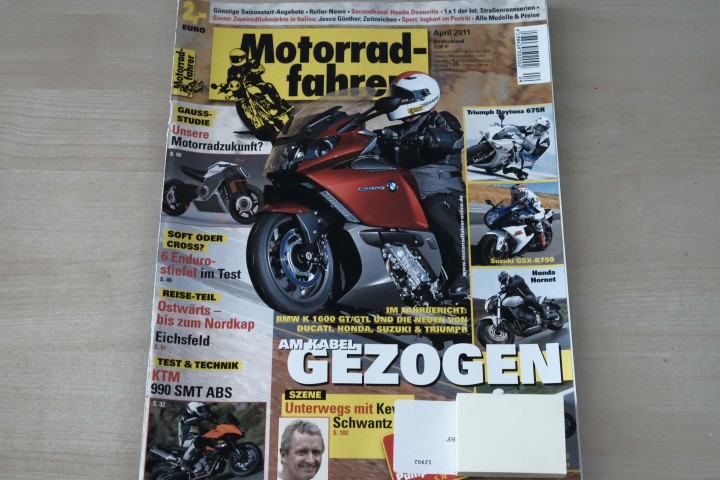 Deckblatt Motorradfahrer (04/2011)