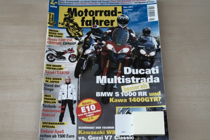 Deckblatt Motorradfahrer (05/2011)