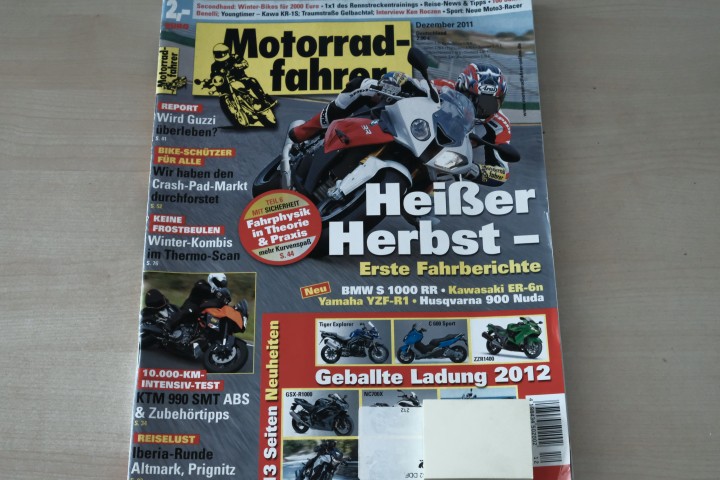 Deckblatt Motorradfahrer (12/2011)