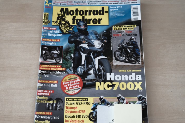 Deckblatt Motorradfahrer (01/2012)