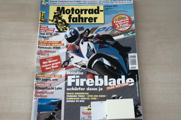 Motorradfahrer 02/2012