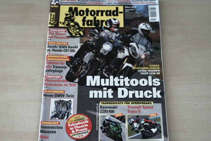 Deckblatt Motorradfahrer (03/2012)