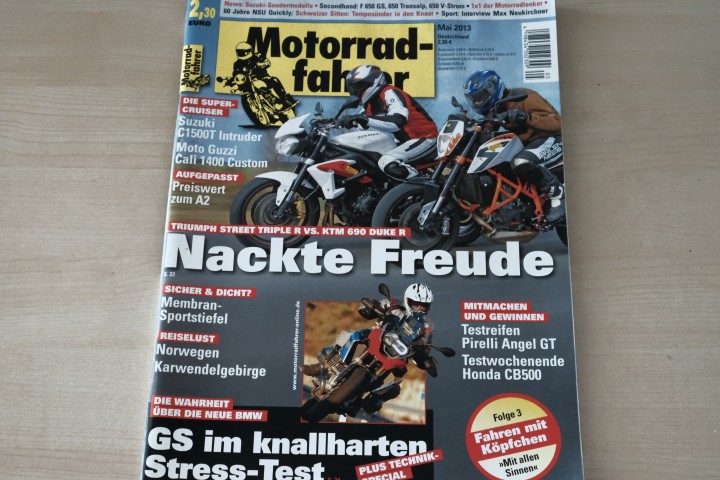 Deckblatt Motorradfahrer (05/2013)