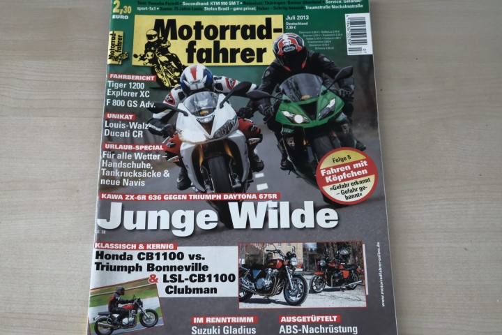 Deckblatt Motorradfahrer (07/2013)