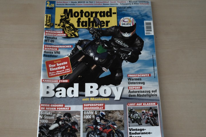 Deckblatt Motorradfahrer (02/2014)