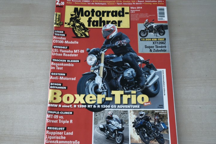 Deckblatt Motorradfahrer (03/2014)