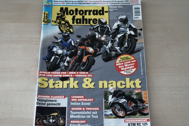 Deckblatt Motorradfahrer (10/2014)