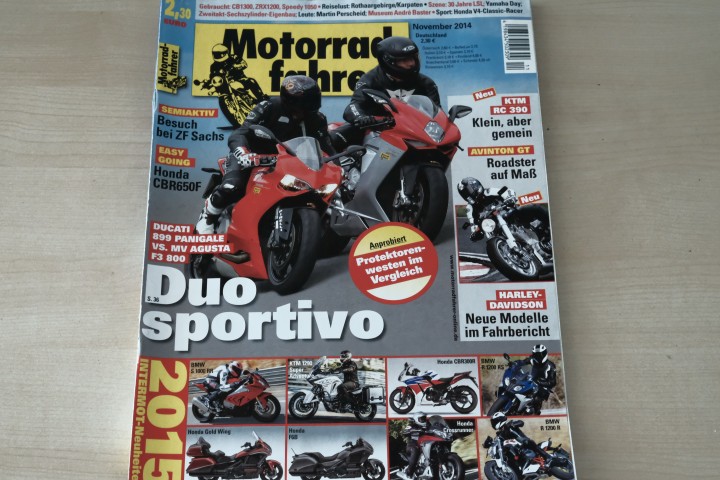 Deckblatt Motorradfahrer (11/2014)