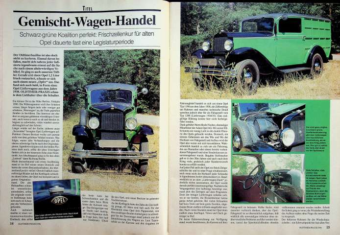 Oldtimer Praxis Oldtimer Praxis