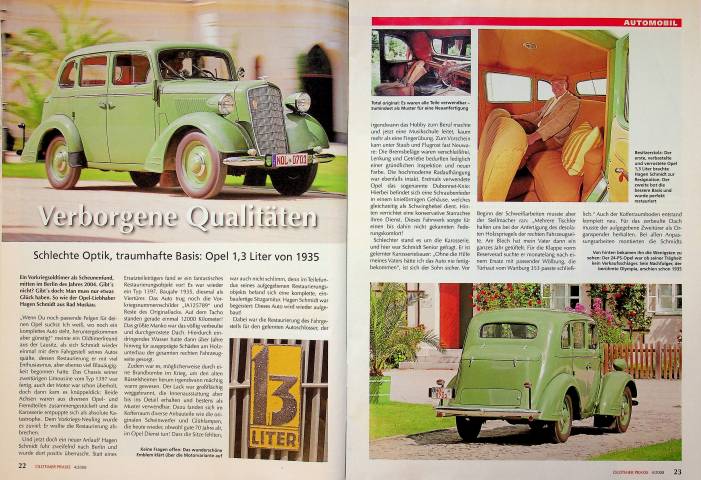 Oldtimer Praxis Oldtimer Praxis