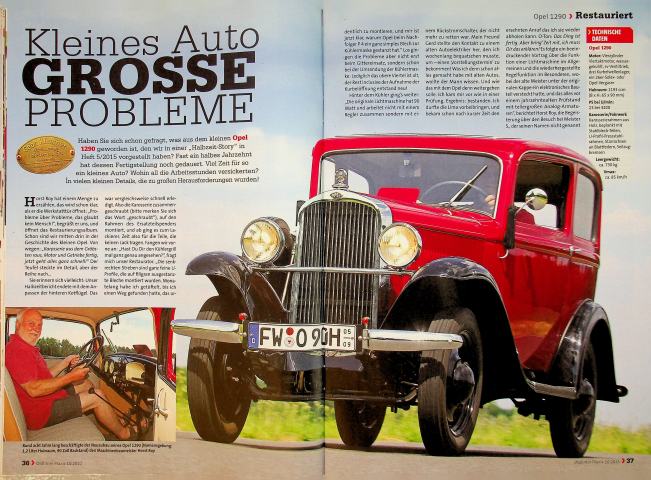 Oldtimer Praxis