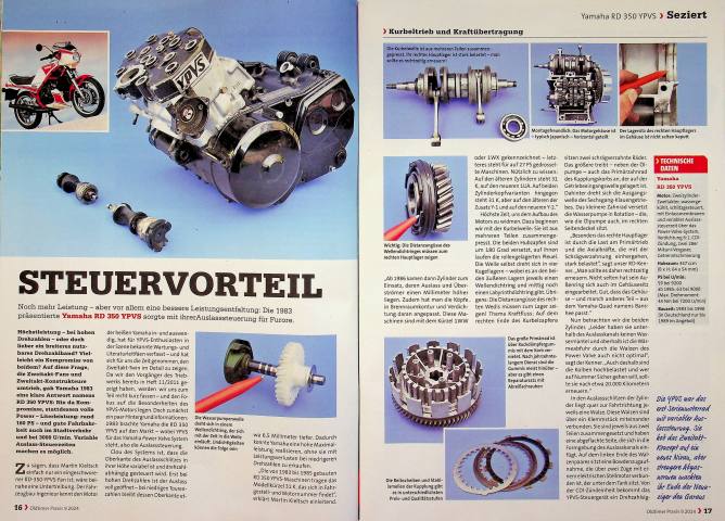 Motorradtestberichte Yamaha RD