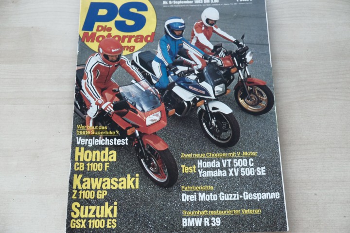 Honda CB 1100 F mit 100PS besser als Kawasaki Z 1100 GP mit 100PS und ...